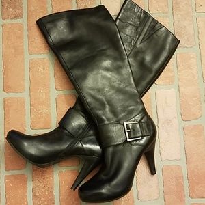 Michael Kors knee high leather boots